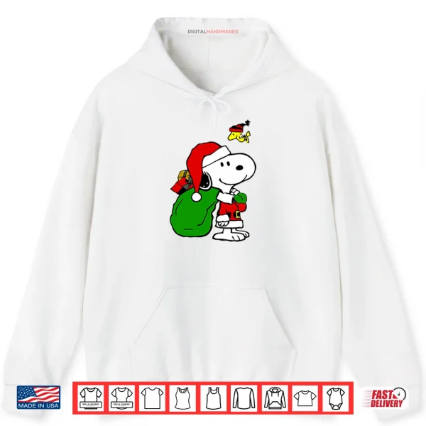 Hoodie Santa Snoopy Christmas Shirt