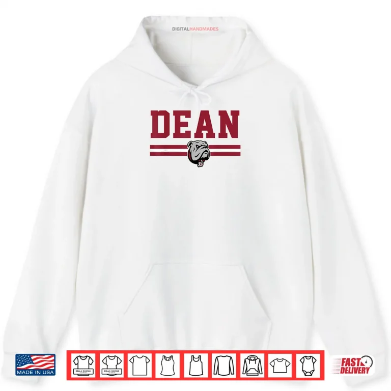 Hoodie Dean College Vintage Arch Design Shirt