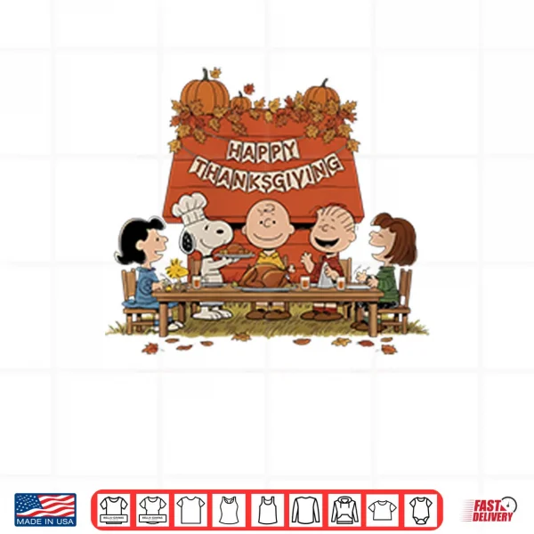 Peanuts Snoopy Thanksgiving Shirt 4 Design Peanuts Snoopy Thanksgiving Shirt