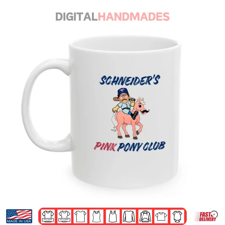 Mug Davis Schneiders Pink Pony Club Shirt