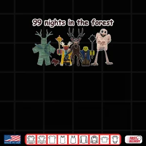 Design Scary 99 Nights Deer Gamer in The Forest Shirt