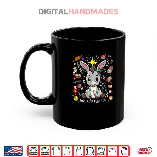 Mi Burrito Sabanero Mexican Christmas Donkey Spanish Xmas Shirt 3 Mug Mi Burrito Sabanero Mexican Christmas Donkey Spanish Xmas Shirt