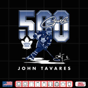 Design John Tavares Toronto Maple Leafs 500 Goals Shirt