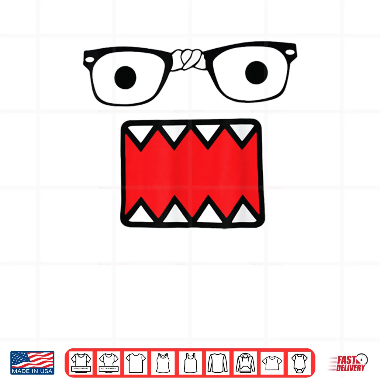 Domo y2k Emo Scene Shirt Domo y2k Emo Scene Shirt