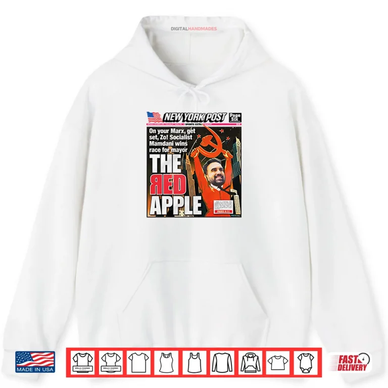 Hoodie New York Post Socialist Mamdani Wins Race For Mayor Shirt