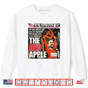 Sweatshirt New York Post Socialist Mamdani Wins Race For Mayor Shirt