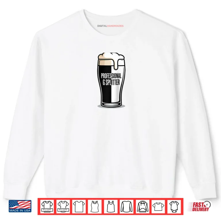 Sweatshirt Stout Ale Professional G Splitter Drinking Raglan Shirt