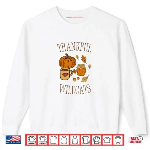 Sweatshirt Thankful Wildcat Cute and Simple Shirt