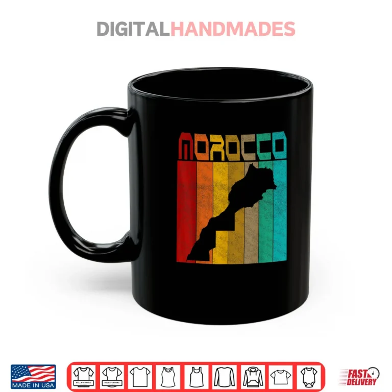 Mug Morocco Map I Love Morocco Map Morocco Moroccan Pride Shirt