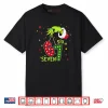 Six Seven Christmas 6 7 Brainot Meme Xmas Hand Shirt