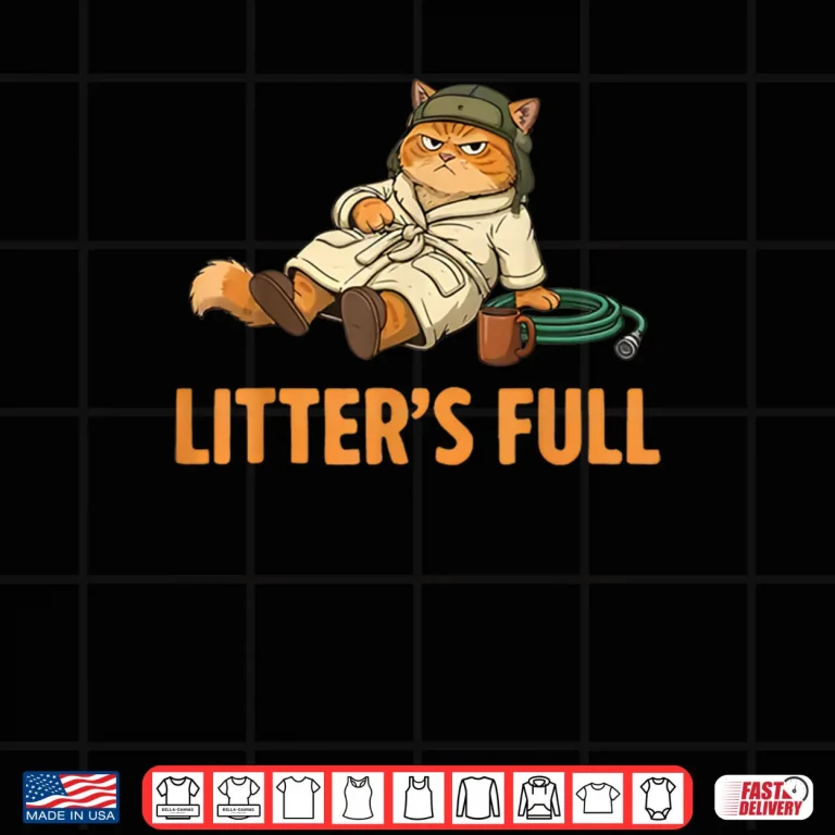 Design Litters Full Cat Parody Tee Christmas Shirt
