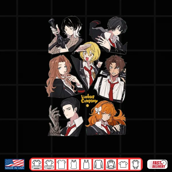 Limbus Company Shirt 4 Design Limbus Company Shirt