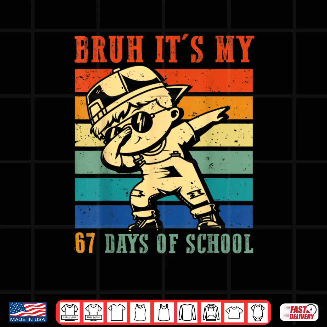 Boys Bruh It’s My 67 Days of School Six Seven Meme Students Shirt Boys Bruh It’s My 67 Days of School Six Seven Meme Students Shirt