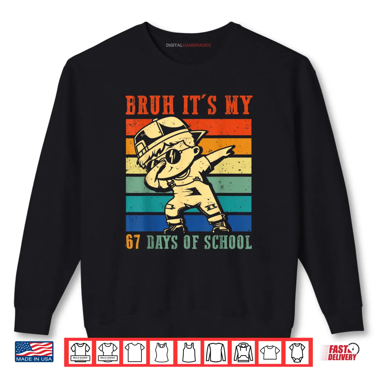 Boys Bruh It’s My 67 Days of School Six Seven Meme Students Shirt Boys Bruh It’s My 67 Days of School Six Seven Meme Students Shirt