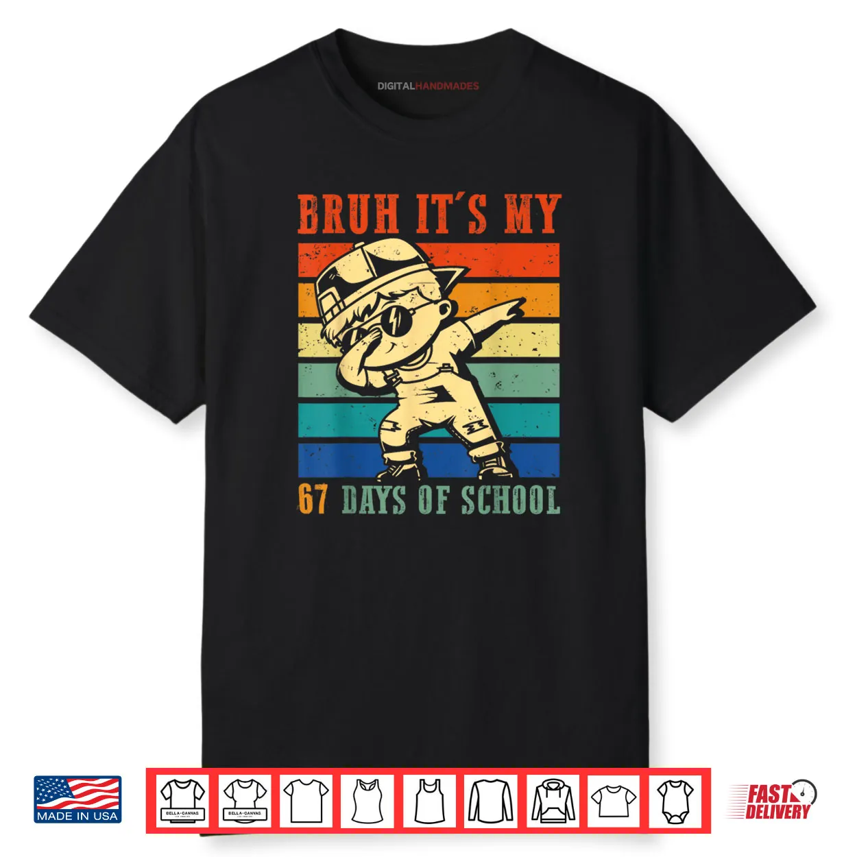 Boys Bruh It’s My 67 Days of School Six Seven Meme Students Shirt Boys Bruh It’s My 67 Days of School Six Seven Meme Students Shirt