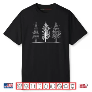 Subtle Fuck Trump Doodle Christmas Tree Shirt