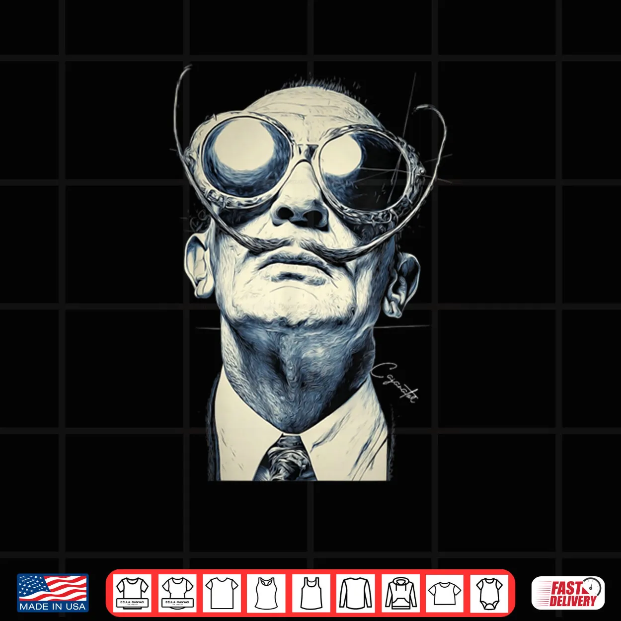 Surreal Art Glasses Portrait Shirt Surreal Art Glasses Portrait Shirt