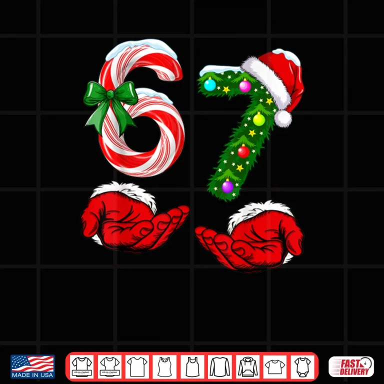 67 Christmas 6 7 Meme Pajamas Holiday Gen Alpha Slang Shirt 4 Design 67 Christmas 6 7 Meme Pajamas Holiday Gen Alpha Slang Shirt 1