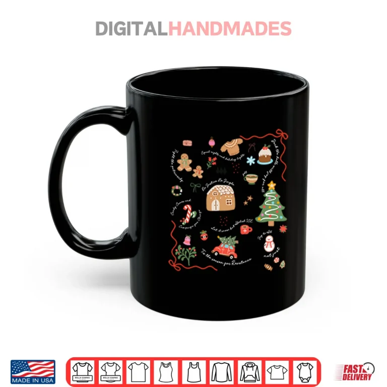 Mug Doodle Liberal Values Holiday Subtle Anti Trump Christmas Shirt