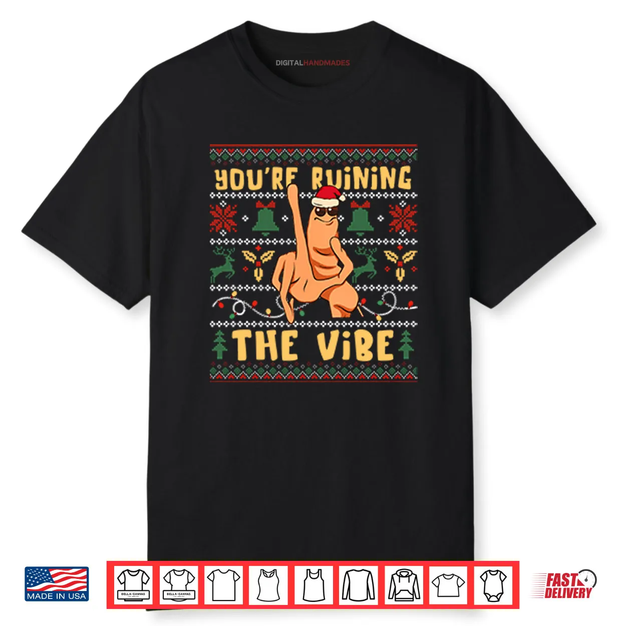 Marcus The Worm You’re Ruining The Vibe Christmas Shirt Marcus The Worm You’re Ruining The Vibe Christmas Shirt