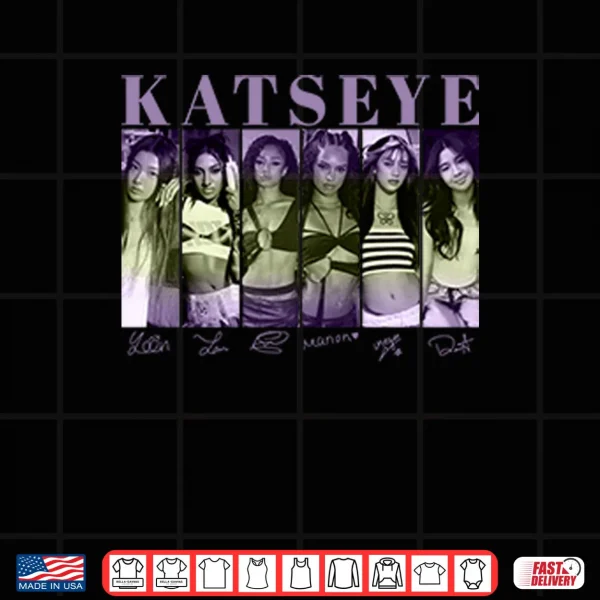 Katseye Music Shirt 4 Design Katseye Music Shirt