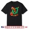 Santa Bigfoot 67 Christmas Tree Xmas Lights Funny Sasquatch Shirt