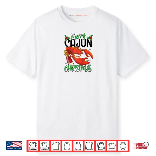 Merry Cajun Christmas Louisiana New Orleans Xmas Holiday Raglan Shirt