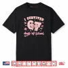 I Survived 67 Days of School Pink Coquette Bow Six Seven Shirt