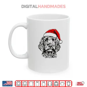 Mug Cute Merry Christmas Goldendoodle Santa Christmas Dog Lover Shirt