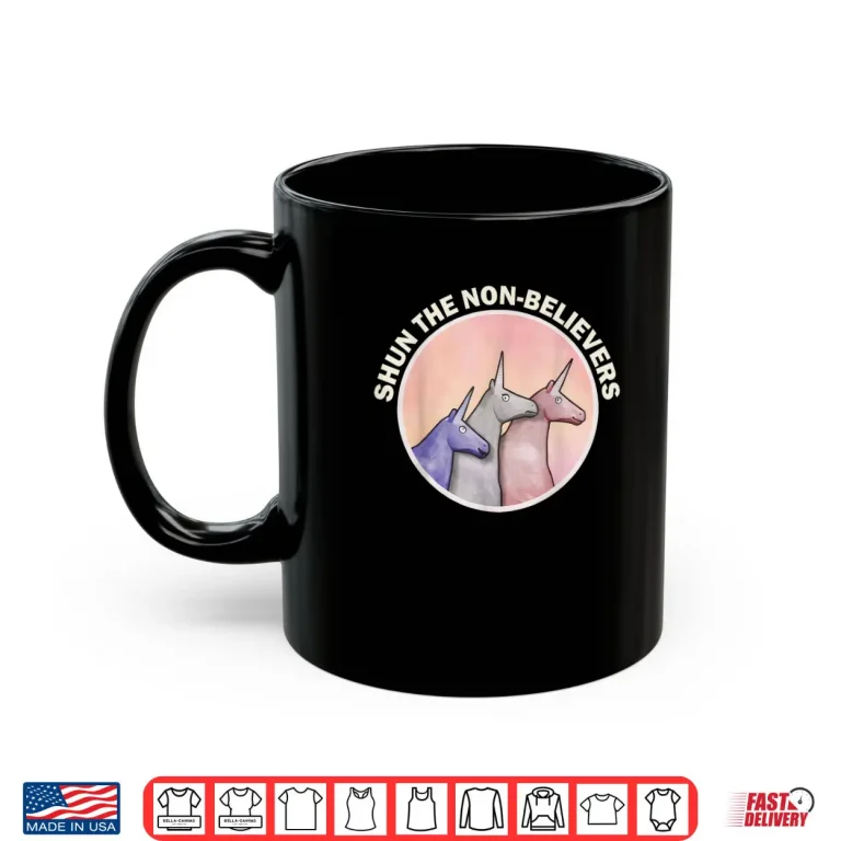 Mug Shun The Non Believers Unicorn Candy Shirt