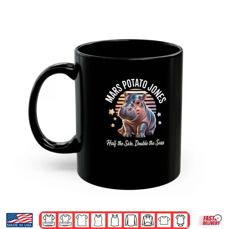Mars Potato Jones Hippo Humor Animal Lovers Shirt 3 Mug Mars Potato Jones Hippo Humor Animal Lovers Shirt
