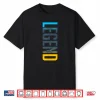 Legend Vertical Streetwear Retro Gamma Blue Matching Shirt