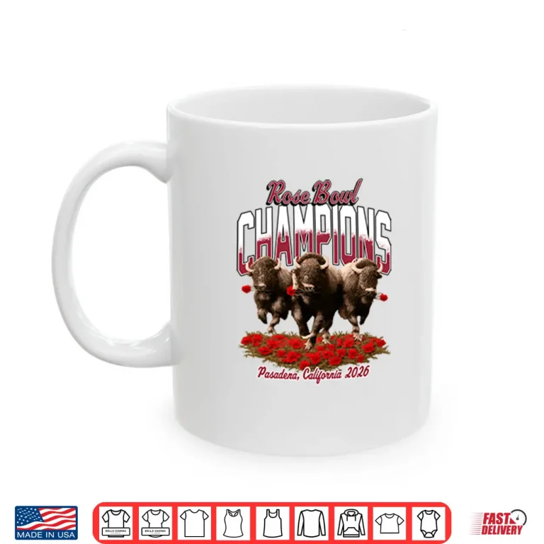 Mug Rose Bowl Champions Pasadena California 2026 Shirt