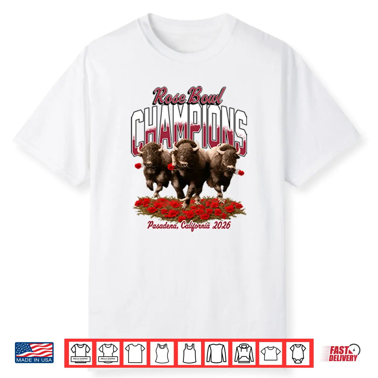 Rose Bowl Champions Pasadena California 2026 Shirt Rose Bowl Champions Pasadena California 2026 Shirt