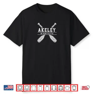 Akeley Minnesota Lake Paddle Outdoor Nature Shirt