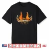 Peace Walking Monks & Dog Minimalist Zen Art Shirt