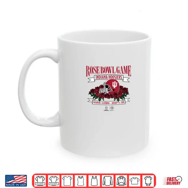 Indiana Hoosiers 2025 College Football Playoff Rose Bowl Shirt 3 Mug Indiana Hoosiers 2025 College Football Playoff Rose Bowl Shirt