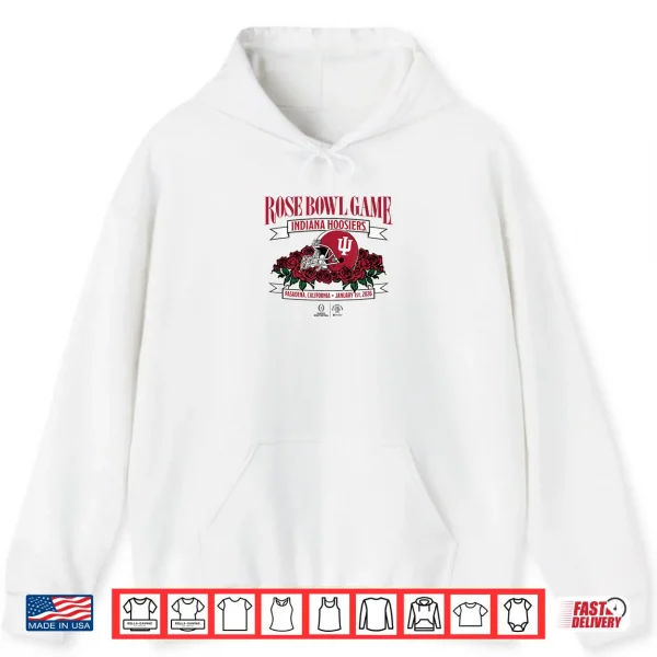 Indiana Hoosiers 2025 College Football Playoff Rose Bowl Shirt 2 Hoodie Indiana Hoosiers 2025 College Football Playoff Rose Bowl Shirt