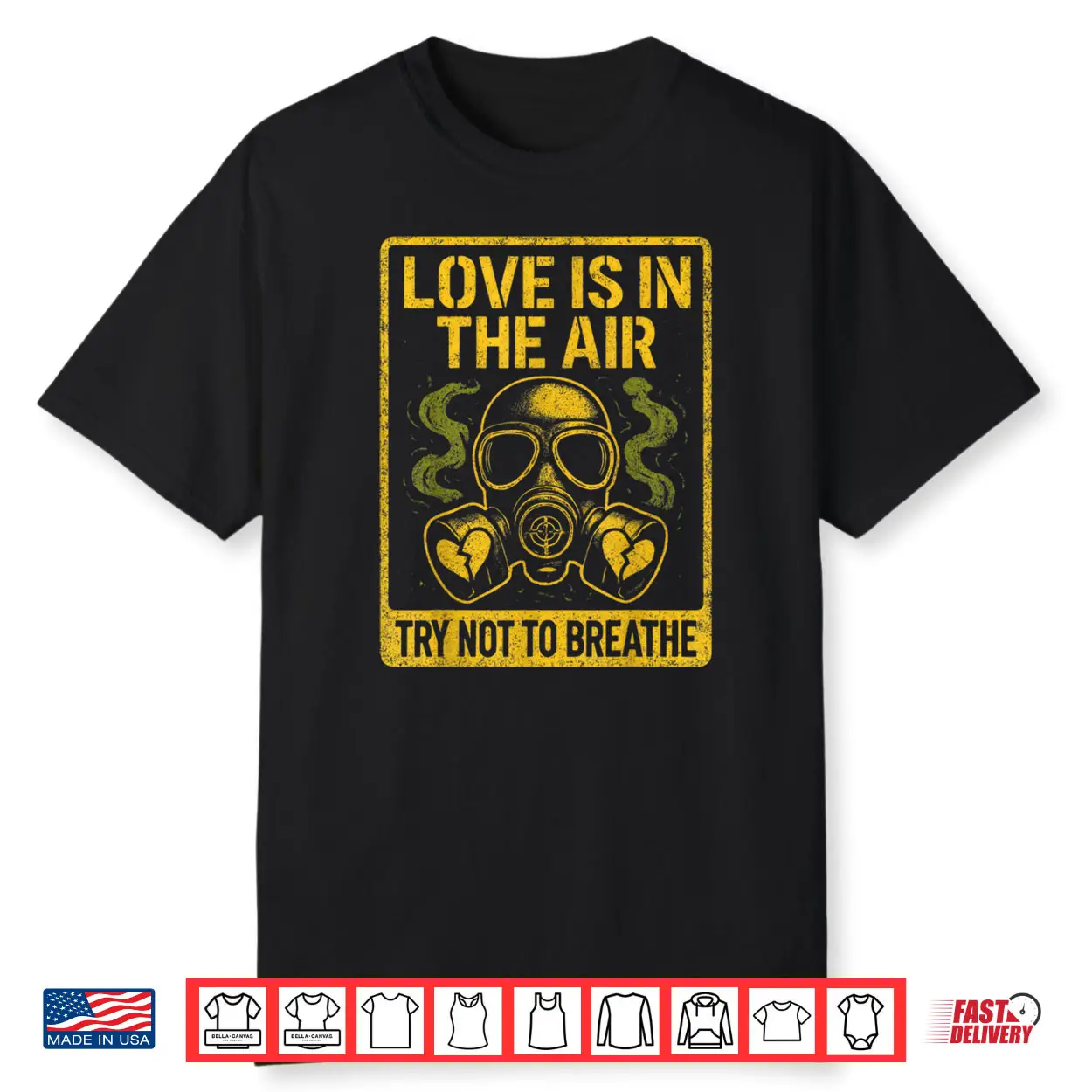 Anti Valentine Love in Air Funny Dark Humor Shirt Anti Valentine Love in Air Funny Dark Humor Shirt