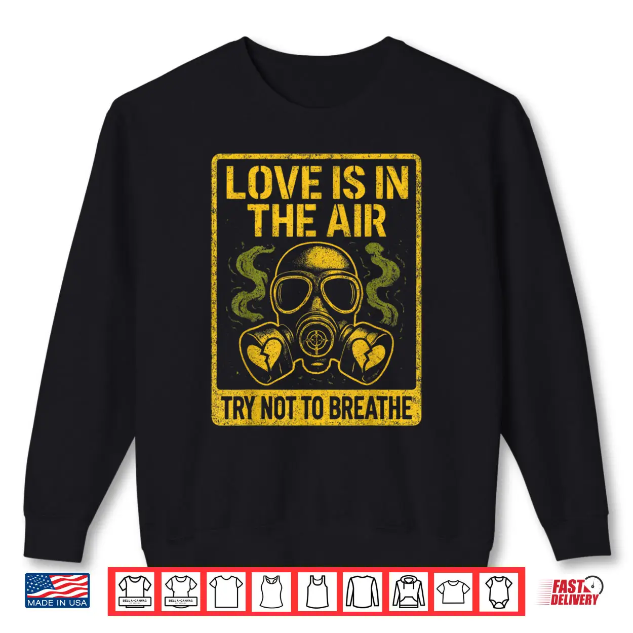 Anti Valentine Love in Air Funny Dark Humor Shirt Anti Valentine Love in Air Funny Dark Humor Shirt
