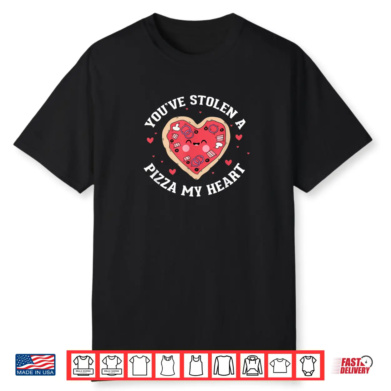 Valentine’s Day You’ve Stolen A Pizza In My Heart Shirt Valentine’s Day You’ve Stolen A Pizza In My Heart Shirt