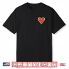 Pizza Love Valentines Day Heart Minimalist Shirt
