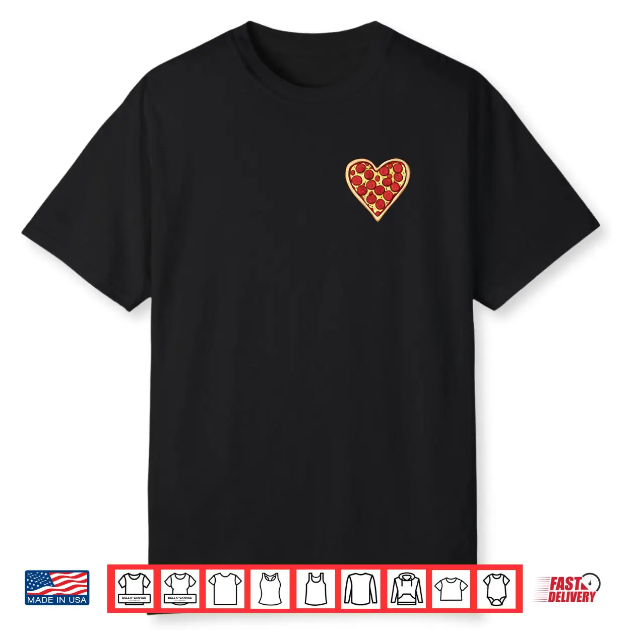 Pizza Love Valentines Day Heart Minimalist Shirt Pizza Love Valentines Day Heart Minimalist Shirt