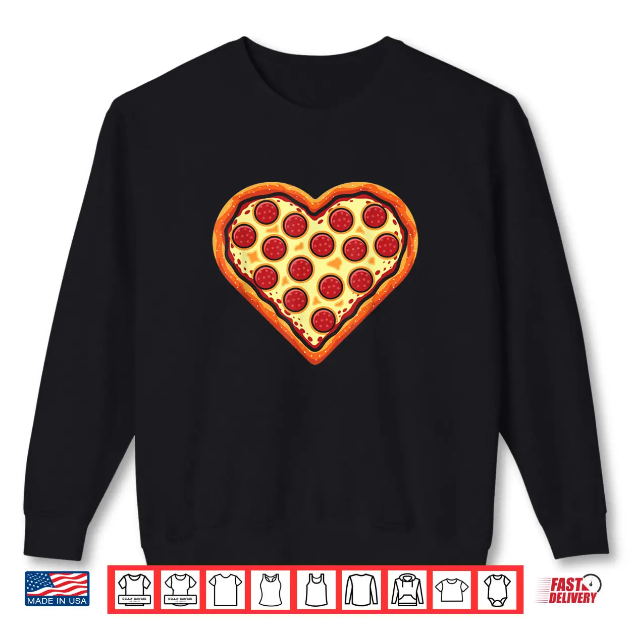 Pizza Heart Cute Valentines Day Funny Heart Shaped Pizza Shirt Pizza Heart Cute Valentines Day Funny Heart Shaped Pizza Shirt