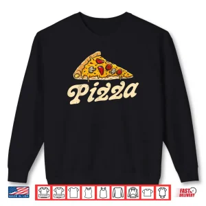 Sweatshirt Pizza Day Vintage 60s 70s Italian Food Lover Shirt
