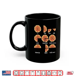Mug Maths Day Costume Idea Kids Teachers Pizza Slice Fraction Shirt
