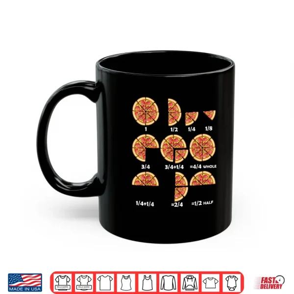 Mug Maths Day Costume Idea Kids Teachers Pizza Slice Fraction Shirt