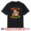 Cute Sloth Is Eating Pizza Take Life One Slice At A Time Shirt