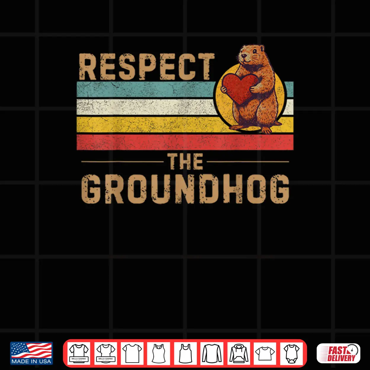 Respect The Groundhog Shirt Respect The Groundhog Shirt
