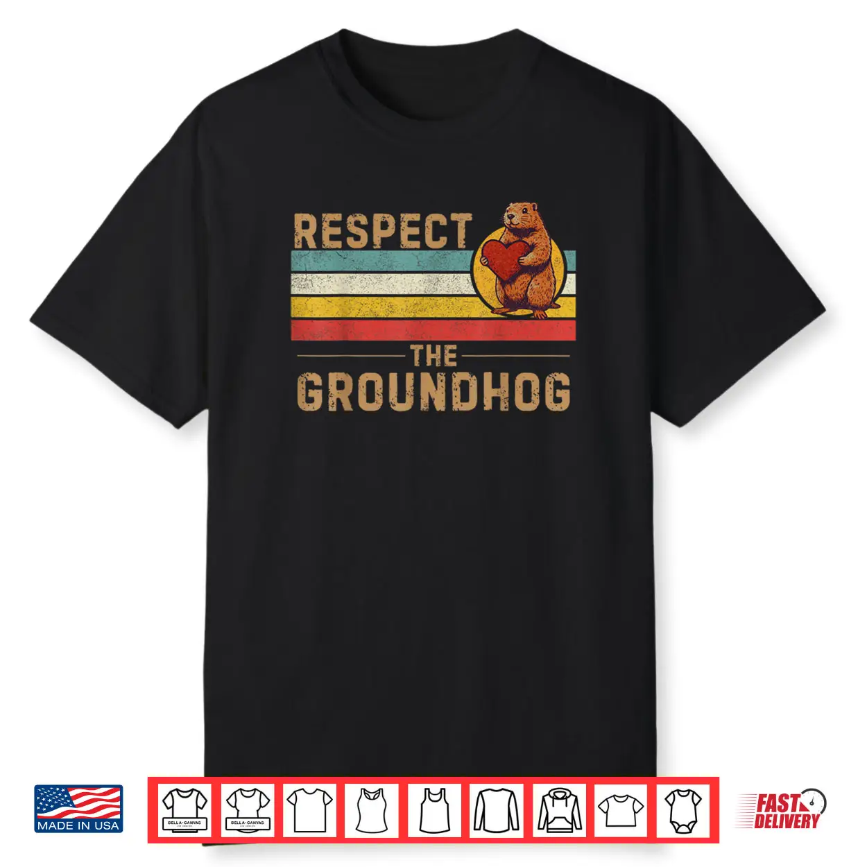 Respect The Groundhog Shirt Respect The Groundhog Shirt